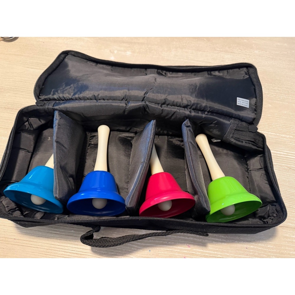 MINIARTIS Hand Bells for Kids | Educational Music Toys with Case A,B,C,F Bells